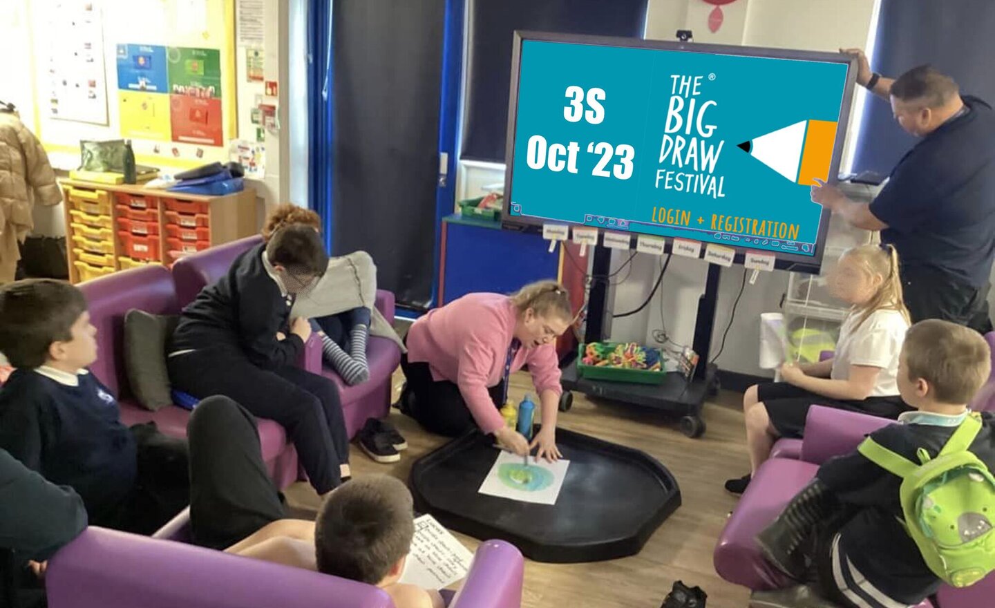 Mrs Seery’s class have been learning about The Big Draw Festival and read the story ‘The Dot’